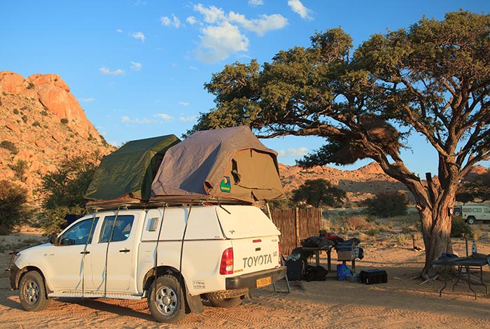 Namibia-Private-Guided-Safari-Tours-In-Convoy-damaraland-roof-tents