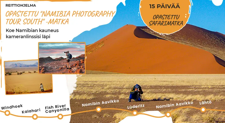 Opastettu Namibia Photography Tour South-matka